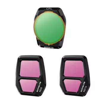 Regulējams objektīva filtrs Sunnylife A3S-FI925 CPL + ND8/ND16 (maināms cirkulārais polarizators un neitrālās intensitātes filtri)