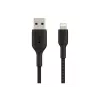 Pīts USB-Lightning kabelis 1m Melns