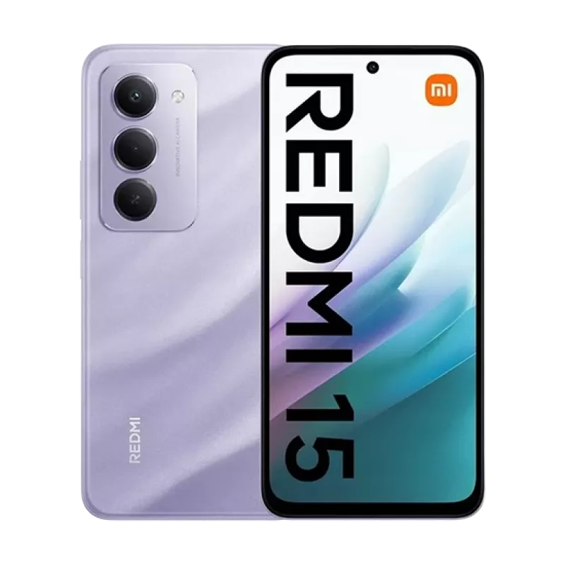 Xiaomi Redmi 15 4G (128GB, Viola Sabbioso, 6.90, Doppia SIM Ibrida, 4G), Viedtālrunis, Viola