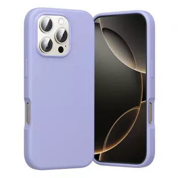 Aizsargājošs MagSafe maciņš Vention KUHV0-40 iPhone 16 Pro Max, ceriņkrāsa, MagSafe saderīgs, atbalsta bezvadu uzlādi