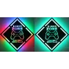 LED neona izkārtne MANTA MASNL132RGB Style Neon Lights GAMER ZONE, RGB apgaismota sienas dekorācija
