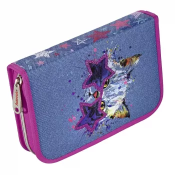 Kaķu rotaļlieta HAMA Crazy Cat modelis 00139125, 21 × 17 cm, zila/rozā