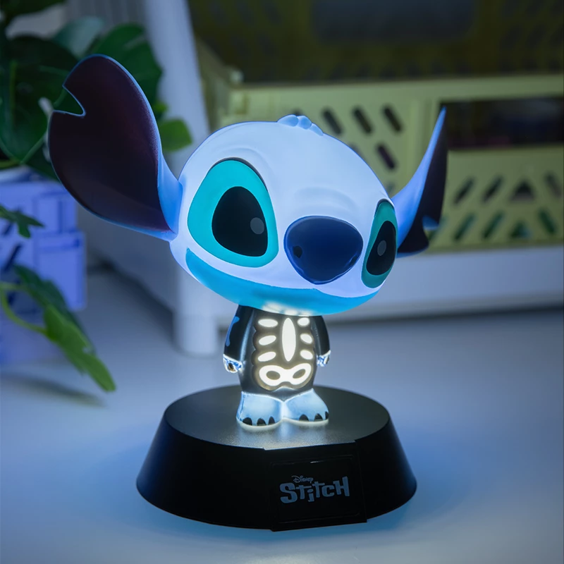 Galda lampa Paladone Stitch Skeleton Icon Light – rakstura naktsgaisma