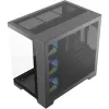 Silentware View A-RGB Melns PC korpuss VIEWMelns — vidēja torņa šasija ar A-RGB apgaismojumu