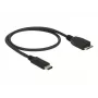 USB kabelis DeLOCK 0,5m USB3.1 C - MicroUSB3.1 B