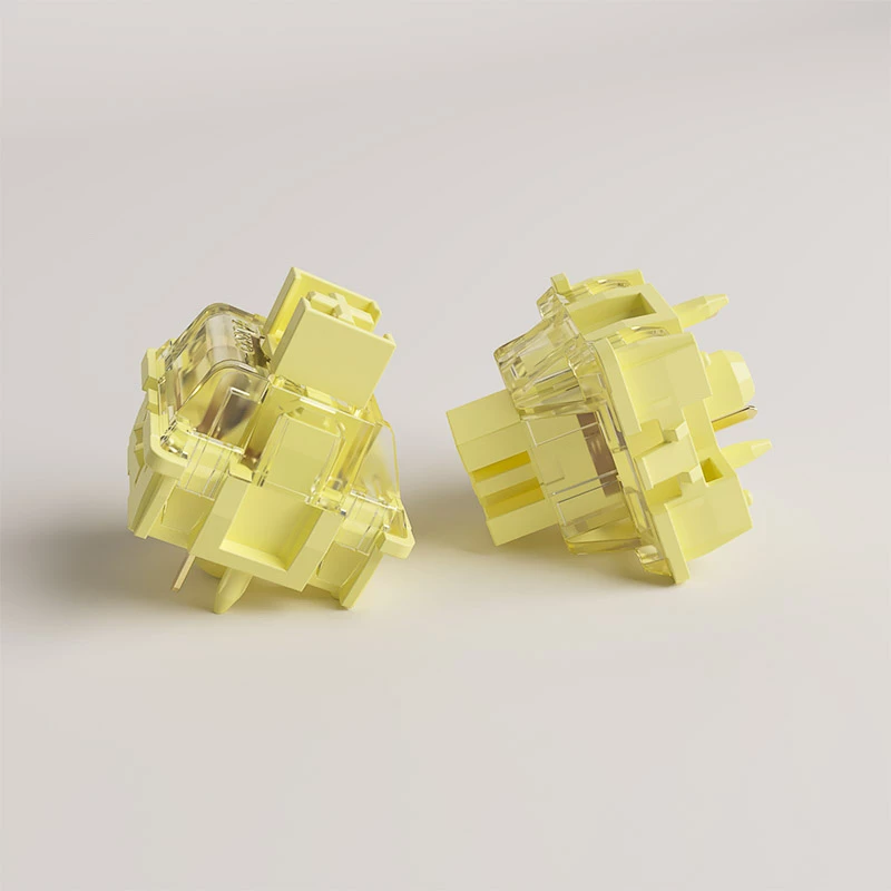 AKKO V3 Pro Cream Yellow mehāniskie slēdži, 5 kontaktu, lineāri, 50 g, 45 gab.