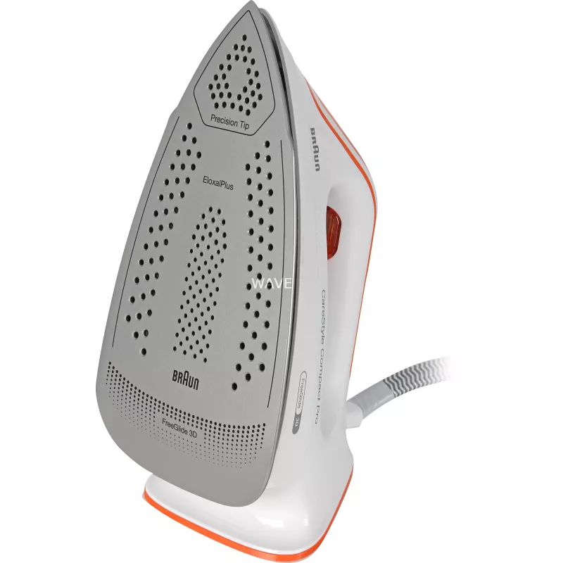 Braun CareStyle Compact Pro IS2561WH 2400 W 1.5 L EloxalPlus zole Oranža, Balta