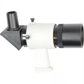 Skywatcher 9x50 meklētāja tēmēklis ar 90° leņķa ligzdu (melns)
