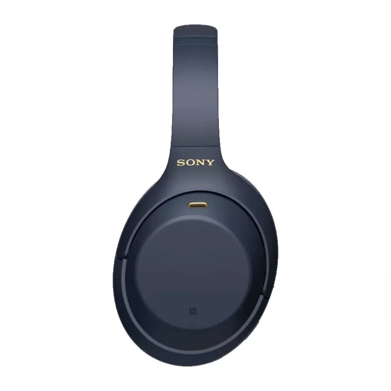 Austiņas Sony WH1000XM4L.CE7, apkārtauss, vadu un bezvadu (Bluetooth, USB-C), zilas, galvas lentes valkāšanas stils