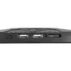 Portatīvā datora dzesēšanas paliktnis ESPERANZA EGC107 — 3 ventilatori 1200–2600 RPM, 390×255×38 mm, USB PD, RGB, 5 augstuma pozīcijas, melns