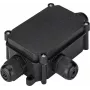 Wentronic Goobay IP-66 aizsargkārba spaiļu blokiem PG9, melna - drošai 3 kabeļu savienošanai (56660)