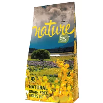 Sausā suņu barība Nature Grain Free Holistic Lamb 12 kg — pieaugušu suņu uzturēšanai, 28% olbaltumvielu, 18% tauku, bez graudiem un vistas