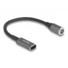 Strāvas kabelis DeLOCK 80781 0,15m USB C 8 kontaktu 20V