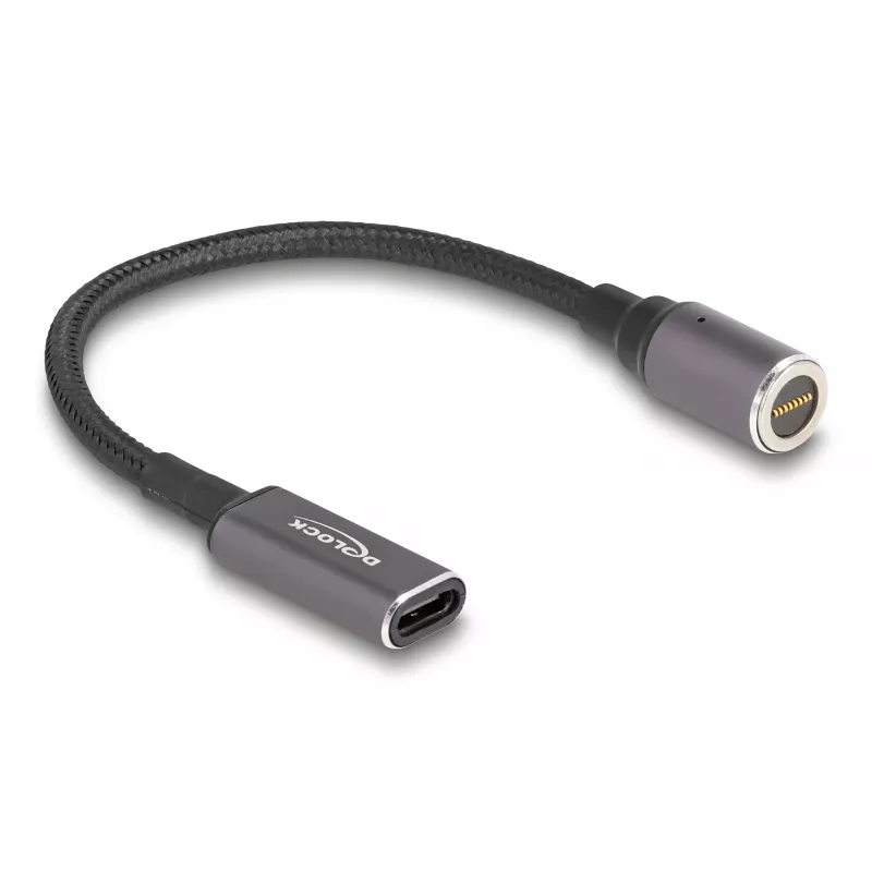 Strāvas kabelis DeLOCK 80781 0,15m USB C 8 kontaktu 20V