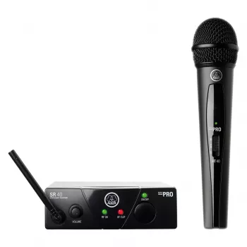 Bezvadu mikrofonu komplekts AKG WMS40 ISM 3 UHF frekvence, pārnēsājamas lavalier/rokas iespējas