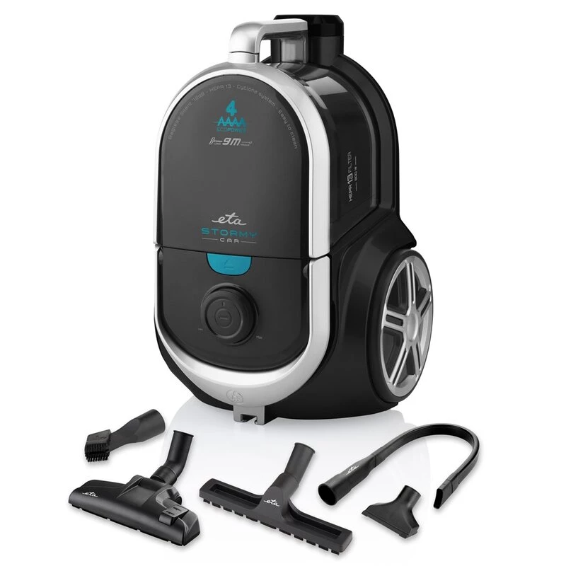 ETA | Putekļsūcējs | ETA151790010 Stormy Car | Bez maisa | Jauda 800 W | Putekļu tvertnes tilpums 2,2 L | Melns