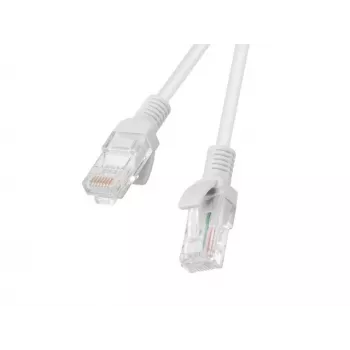 LANBERG tīkla kabelis RJ-45 Cat5e PCU5-10CC-3000-S, 30 m, U/UTP, CCA vadītājs, PVC apvalks, 26 AWG, balts