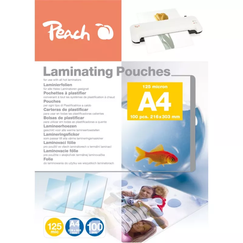 Peach PP525-02 laminēšanas plēves 100 gab.