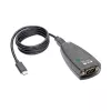 Tripp USB-C uz seriālo adapteri (DB9) - Keyspan, ātrdarbīgs (vīriešu/vīriešu)