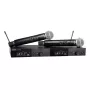 Shure SLXD24DE/B58-G59 - divkanālu digitālā bezvadu sistēma ar diviem raidītājiem/rokas mikrofoniem (470–514 MHz)