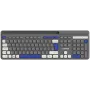 Bezvadu tastatūra CANYON HKB-W03 pelēka — kompakts dizains, darbināma ar AAA bateriju, modelis CNS-HKBW03DG