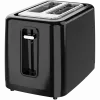 Elektriskais tosters, melns, 220-240V, 50-60Hz, 780-930W, 2 sloti, 3 režīmi, 7 grauzdēšanas līmeņi
