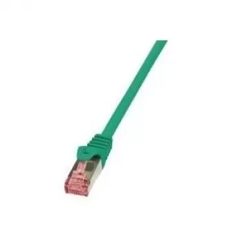 Logilink PrimeLine - Patch-Cable - RJ-45 (M) - RJ-45 (M) - 7.5 m - SFTP, PiMF - CAT 6 - Halogen-Free - Zaļš (CQ2085S)