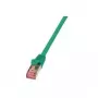 Logilink PrimeLine - Patch-Cable - RJ-45 (M) - RJ-45 (M) - 7.5 m - SFTP, PiMF - CAT 6 - Halogen-Free - Zaļš (CQ2085S)