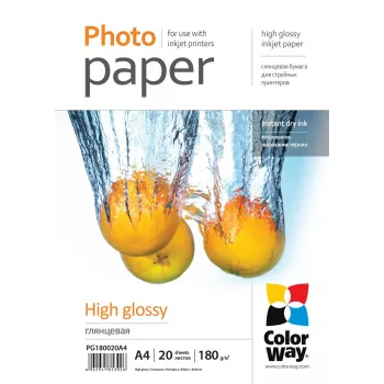 Photo Paper Gloss Colorway PG180020A4 A4