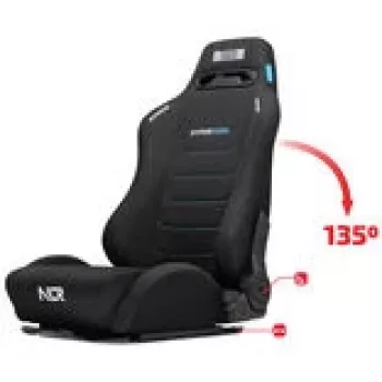 Sacensību sēdeklis Next Level Racing ERS3 HYPERCOOL ventilēts melns — sim sacīkšu kokpita sēdeklis