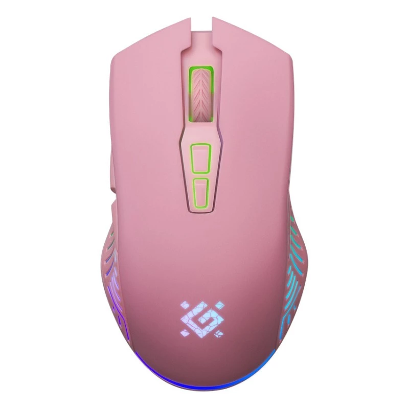 Bezvadu spēļu pele DEFENDER P ANDORA PINK interfeiss