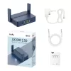 Portatīvais maršrutētājs Cudy TR3000 AX3000 Wi‑Fi 6, Gigabit Ethernet WAN/LAN, USB-A, ārējās antenas, zils