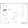 Divu ligzdu svira RAM Mounts RAM-D-201U