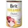 Slapjā suņu barība Brit Paté & Meat ar vistu 400 g — slapjā barība, 400 g bundža, pieaugušiem suņiem, galvenā garša: vista, mitrums 75%