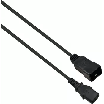 Strāvas pagarinātāja kabelis helos 262668 IEC 60320 C13 uz C20 1,8 m 250 V