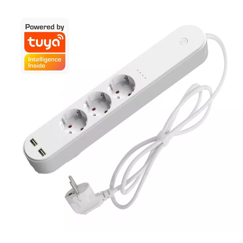 Viedā pagarinātājs Denver SHP-310U 3 AC kontaktligzdas F tips 3680 W