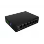 Tīkla komutators LANBERG ILFE-4P-1GE-1S-90 – nevadāms vieglās rūpniecības PoE, 4 porti (PoE), 1×GigE, 1×SFP, DIN stiprinājums