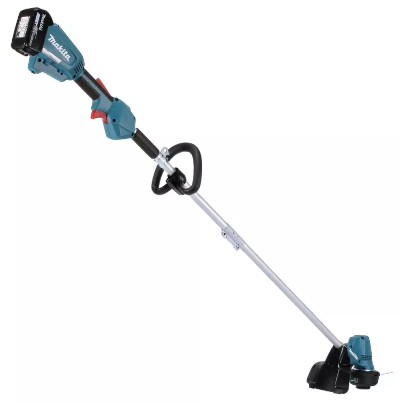 Makita DUR192LRT1, zāles trimmeris, J-veida rokturis, 6000 apgr./min, melns, tirkīza, 30 cm, 87,8 dB