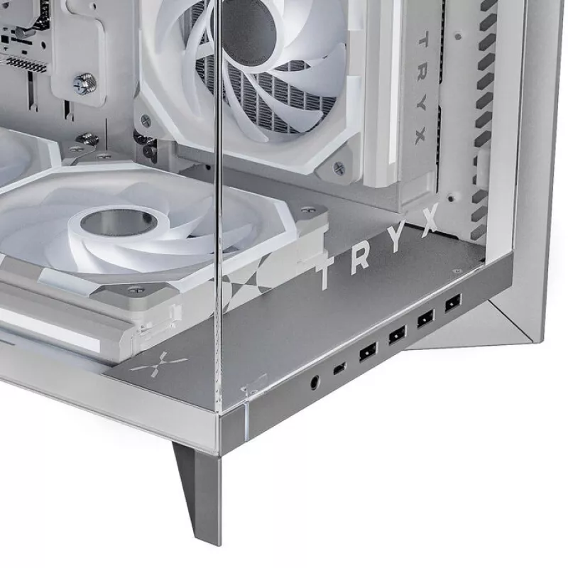 Korpuss TRYX LUCA L70 MidiTower ARGB balts
