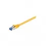 Wentronic Goobay CAT 6a komutācijas kabelis, S/FTP (PiMF), dzeltens, 3 m - LSZH bez halogēna, varš (93781)