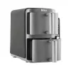 Ninja SL400EU friteze Double 9,5 L 2470 W Karstā gaisa friteze Melna, pelēka