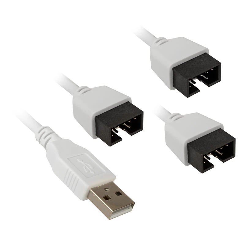 USB centrmezgls Lian Li PW-U2TPAW Type A Male 1 pret 3 IDC 9 pin