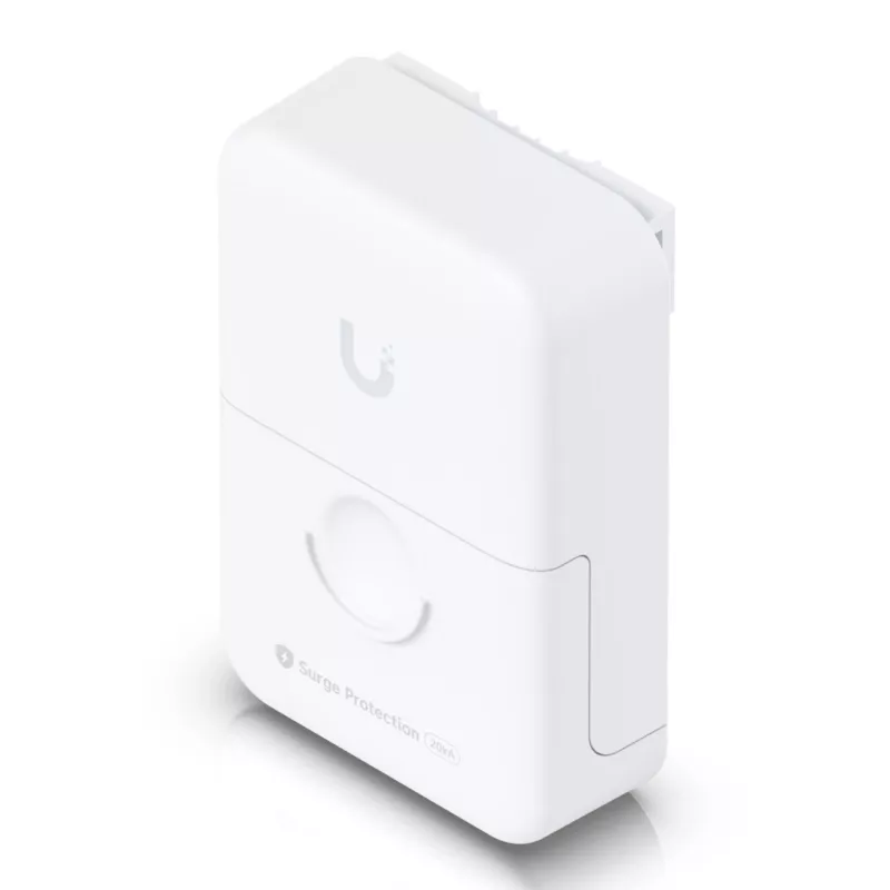 Ethernet pārsprieguma aizsargs UBIQUITI UACC-ETH-SP-Pro — 10 Gbit/s, 600 V, polikarbonāts, balts