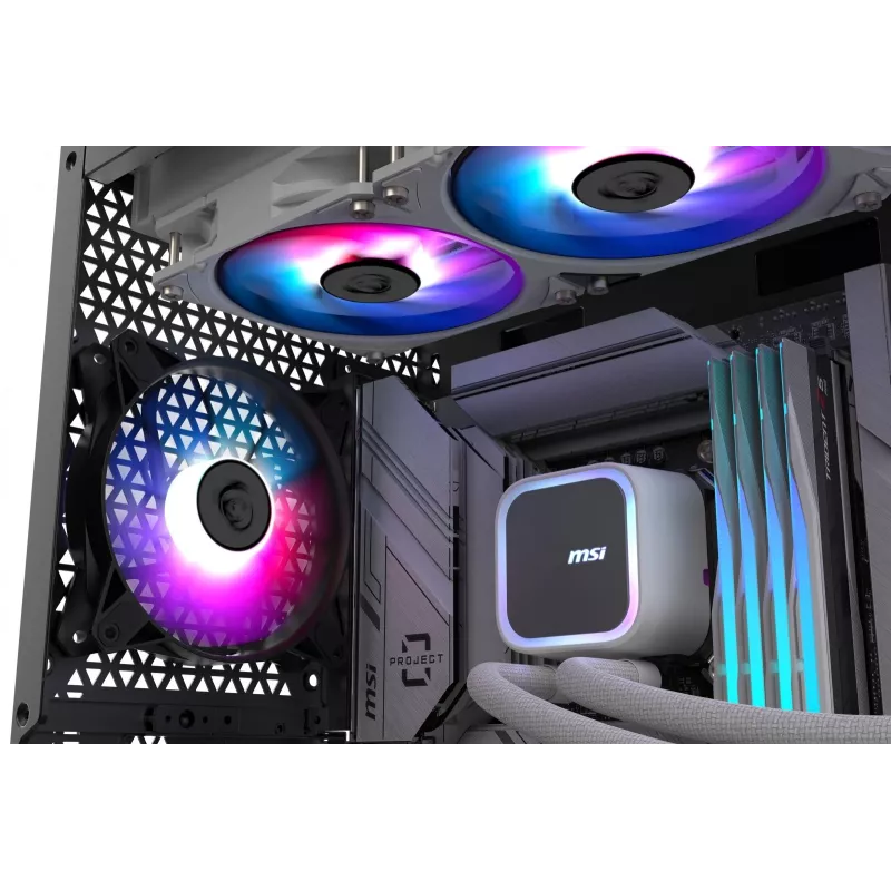 MSI MAG Coreliquid A13 360 mātesplates, procesora visaptverošs šķidruma dzesētājs 12 cm Melns 1 gab.