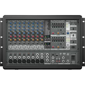 Behringer PMP1680S audio mikseris 10 kanāli 10 - 200000 Hz Melns