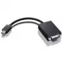 Lenovo 03X6402 video kabeļa adapteris 0,172 m mini-DisplayPort uz VGA melns