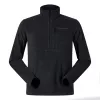 BERGHAUS Prism Half Zip Polartec® Fleece - vīriešu flīsa džemperis, L izmērs (melns)