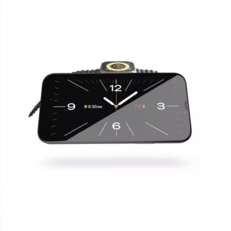 ZENS 2-IN-1 MAGSAFE + WATCH TRAVEL CHARGER BALTS