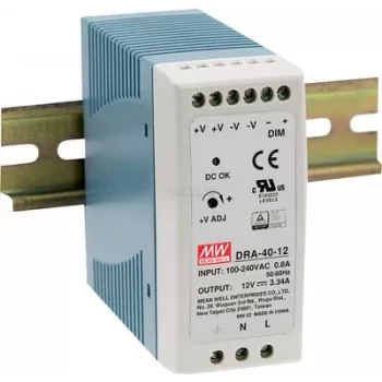 Barošanas adapteris MEAN WELL DRA-40-12 40W 12V 90-264V
