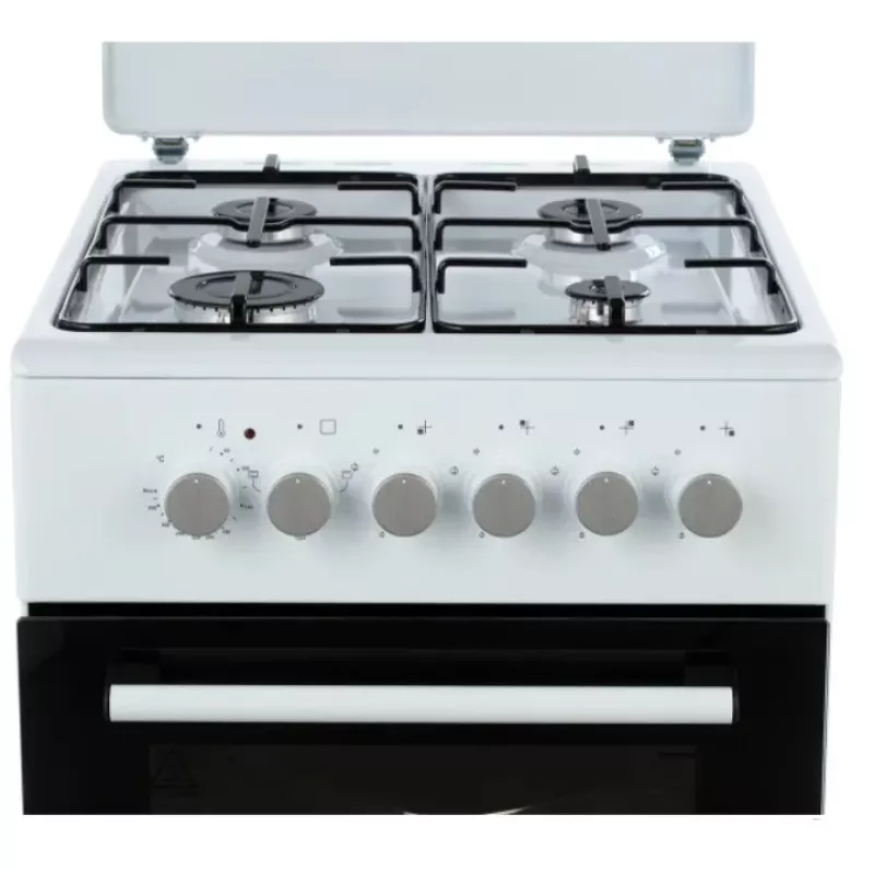 MPM MPM-56-KGE-03 gāzes/elektriskā plīts, balta